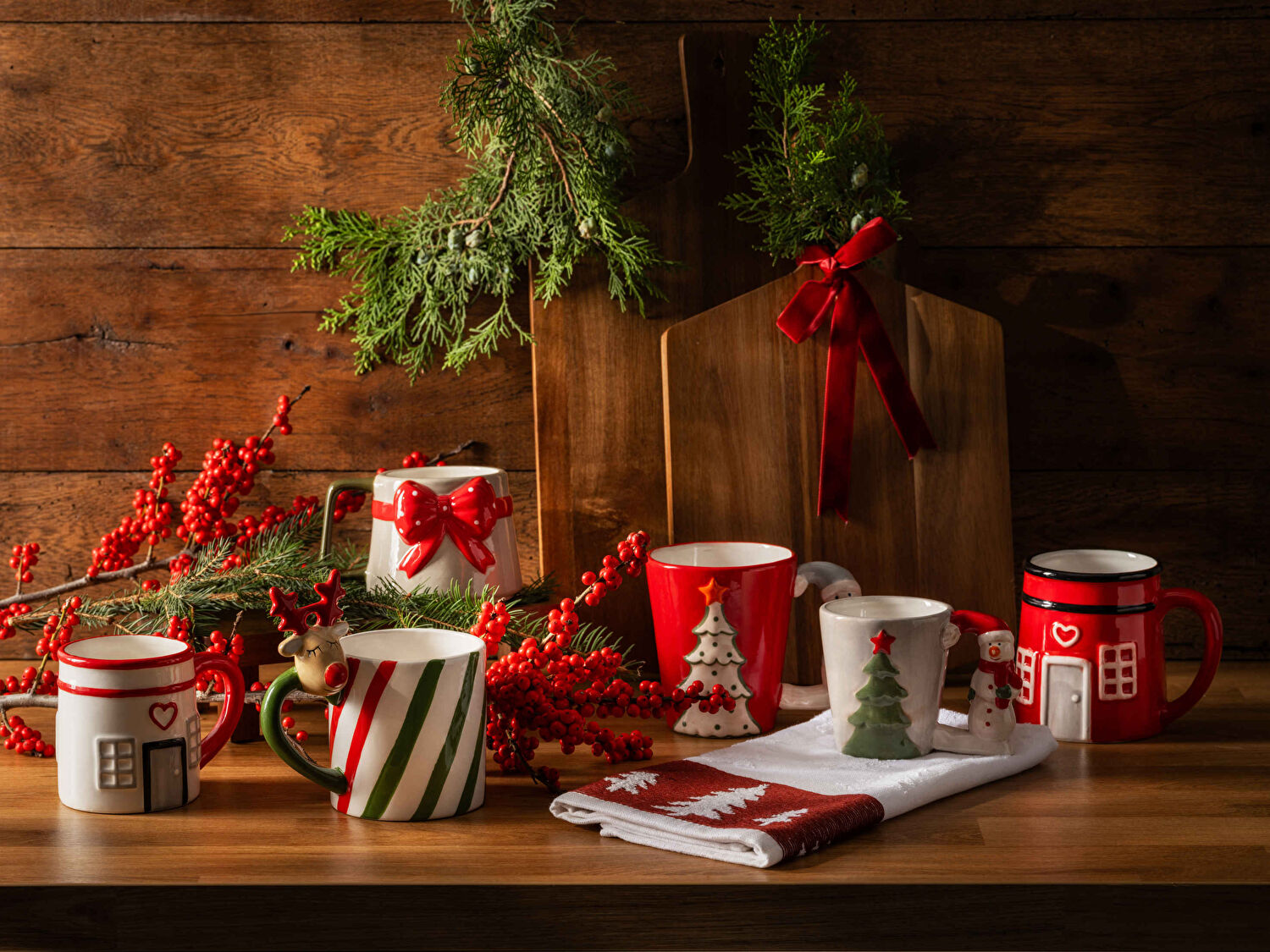 Linens House Dolomit 460 ml Kupa Kırmızı