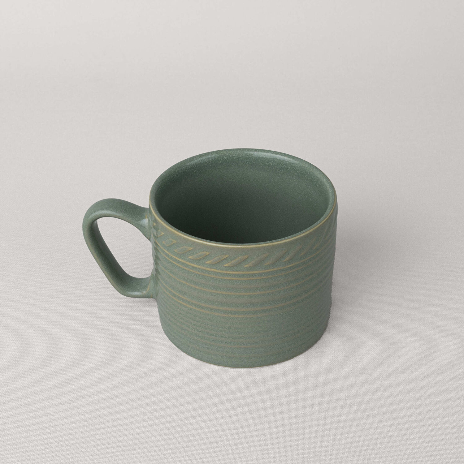 Linens Ringa Stoneware 250 ml Kupa Yeşil