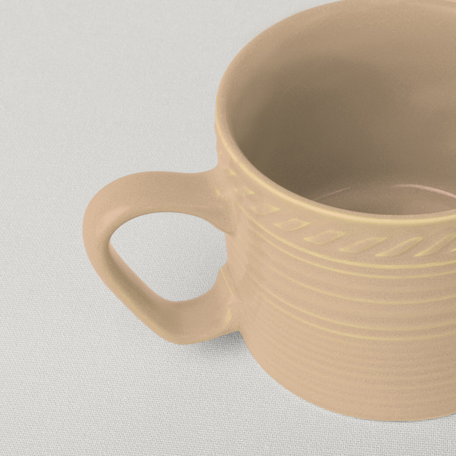 Linens Ringa Stoneware 250 ml Kupa Taba