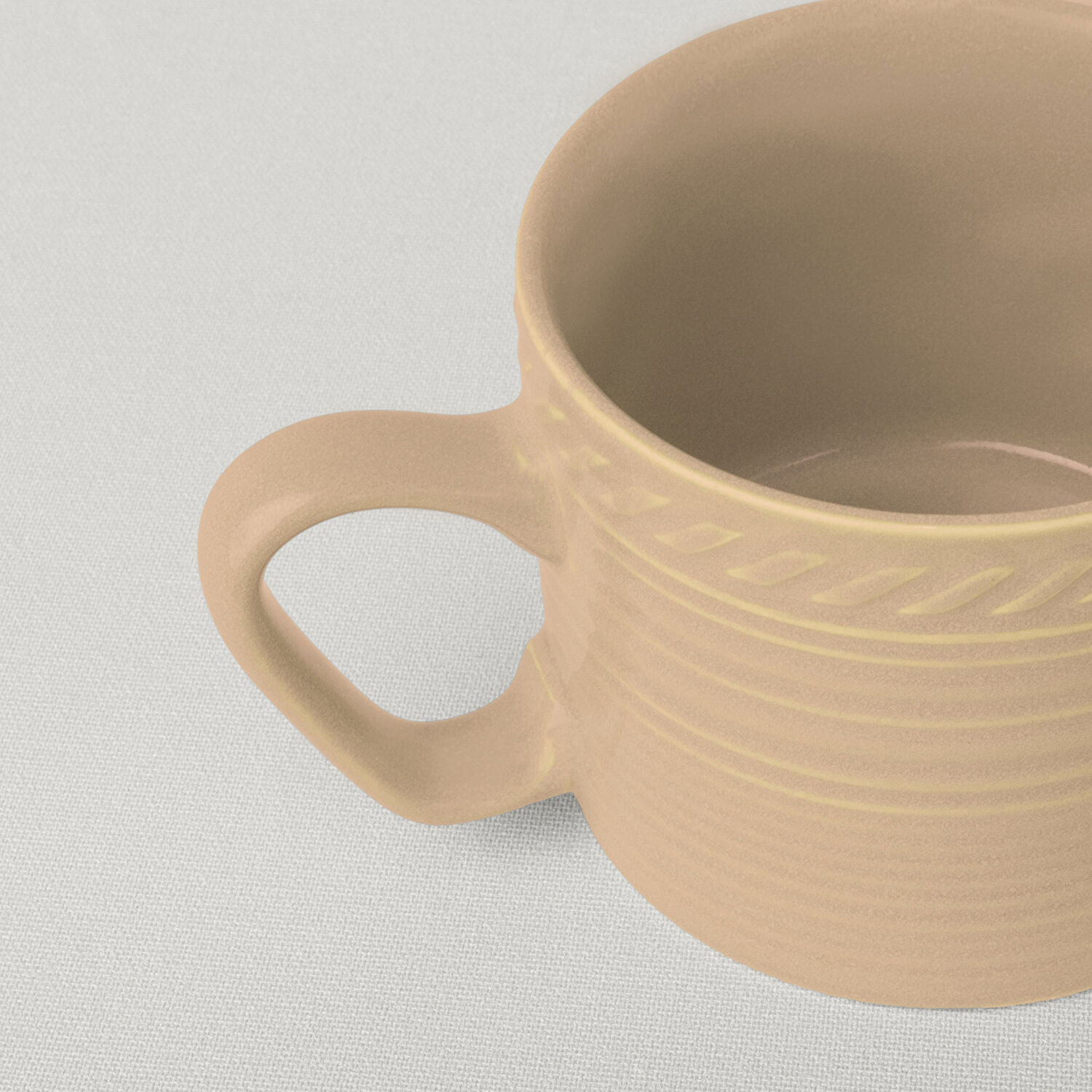 Linens Ringa Stoneware 250 ml Kupa Taba