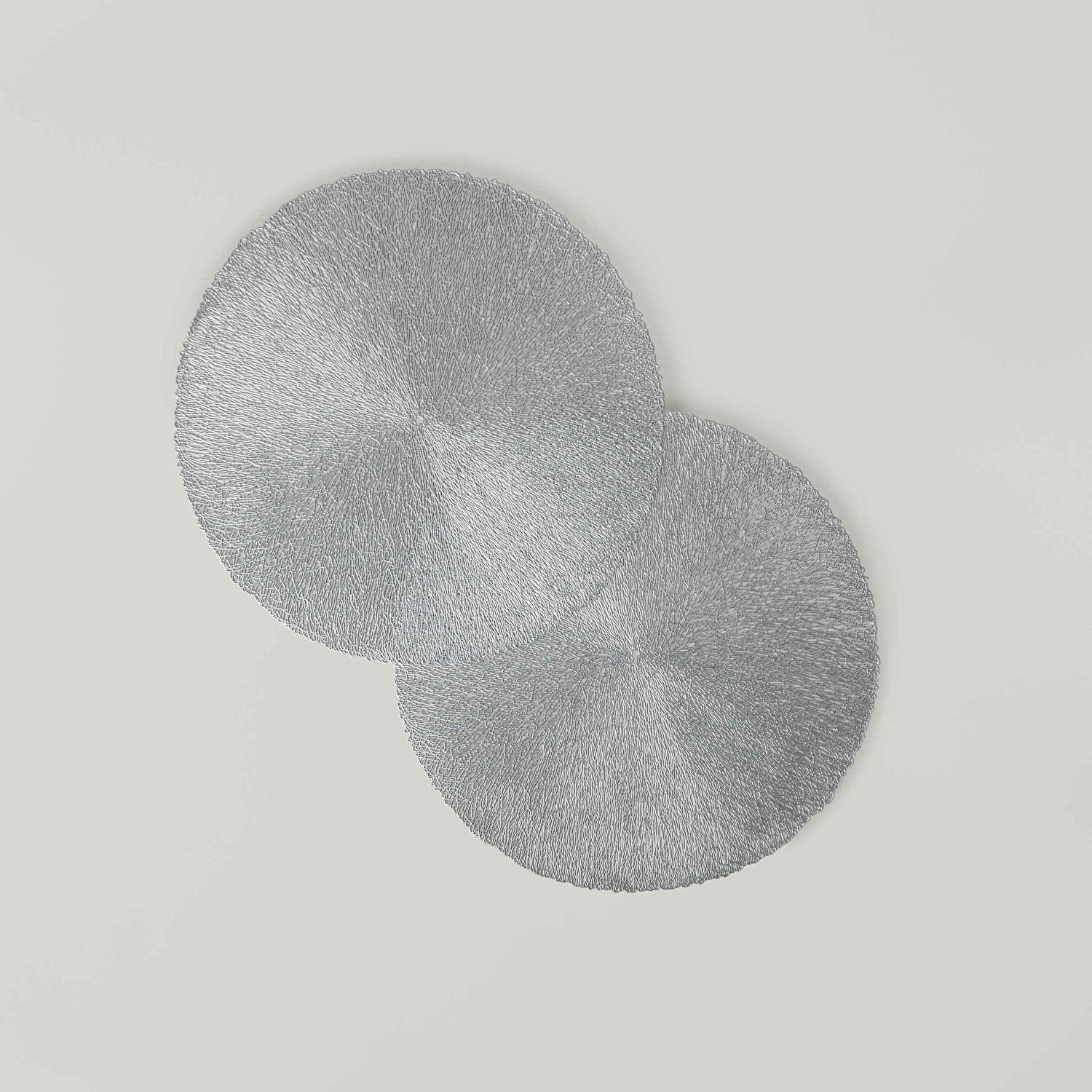 Linens Spark 2'li 38 cm Amerikan Servisi Gümüş