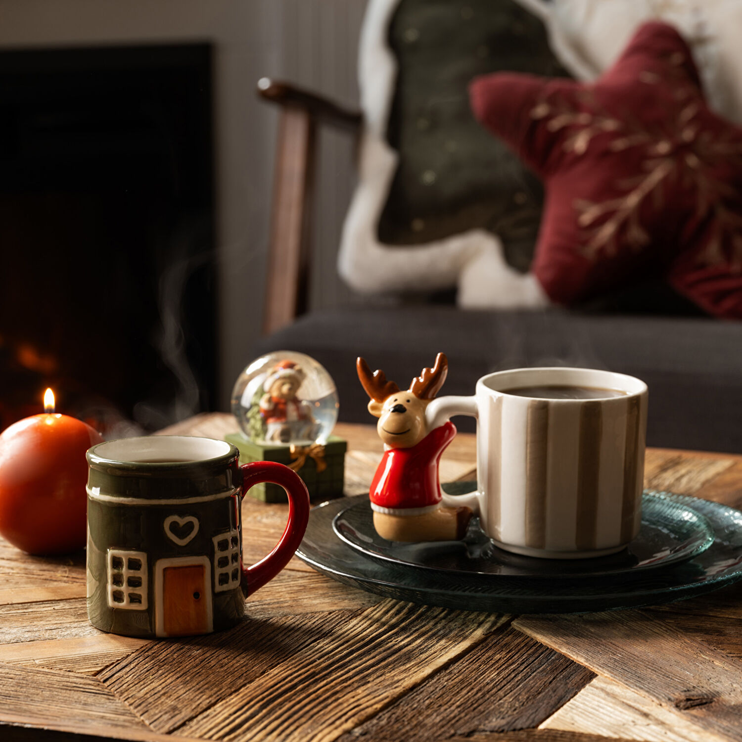 Linens Fine Servis Tabak 27 cm Yeşil