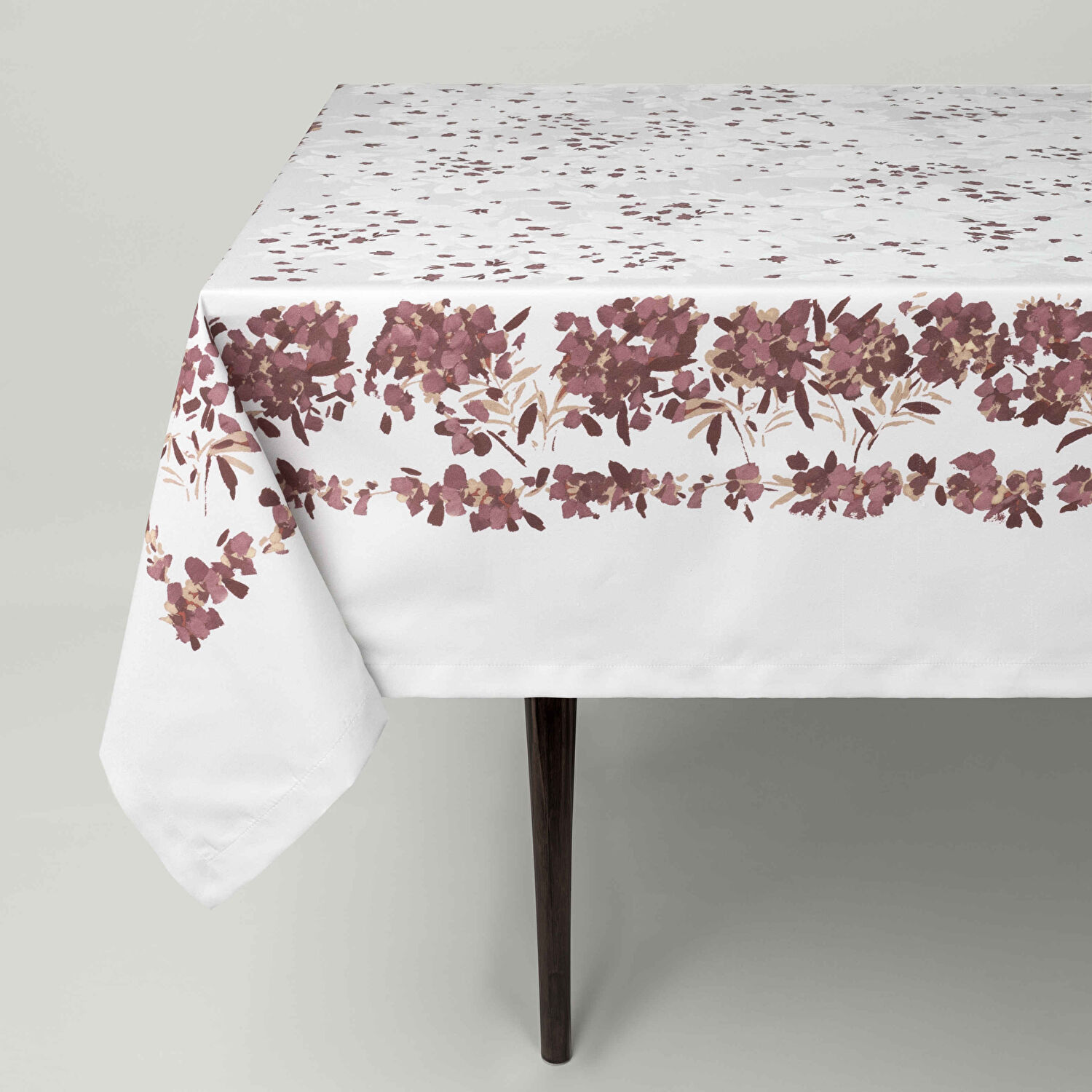 Linens Tale 150x250 cm Masa Örtüsü Mürdüm