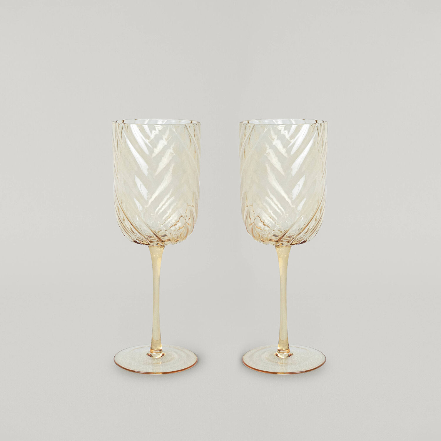 Linens Nicole 2'li 400 ml Kadeh Amber