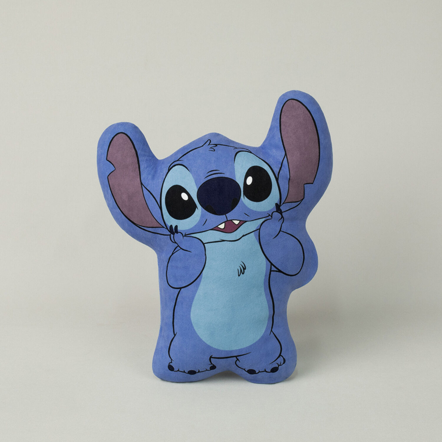 Lisanslı Disney Stitch Smile Polyester Şekilli Kırlent