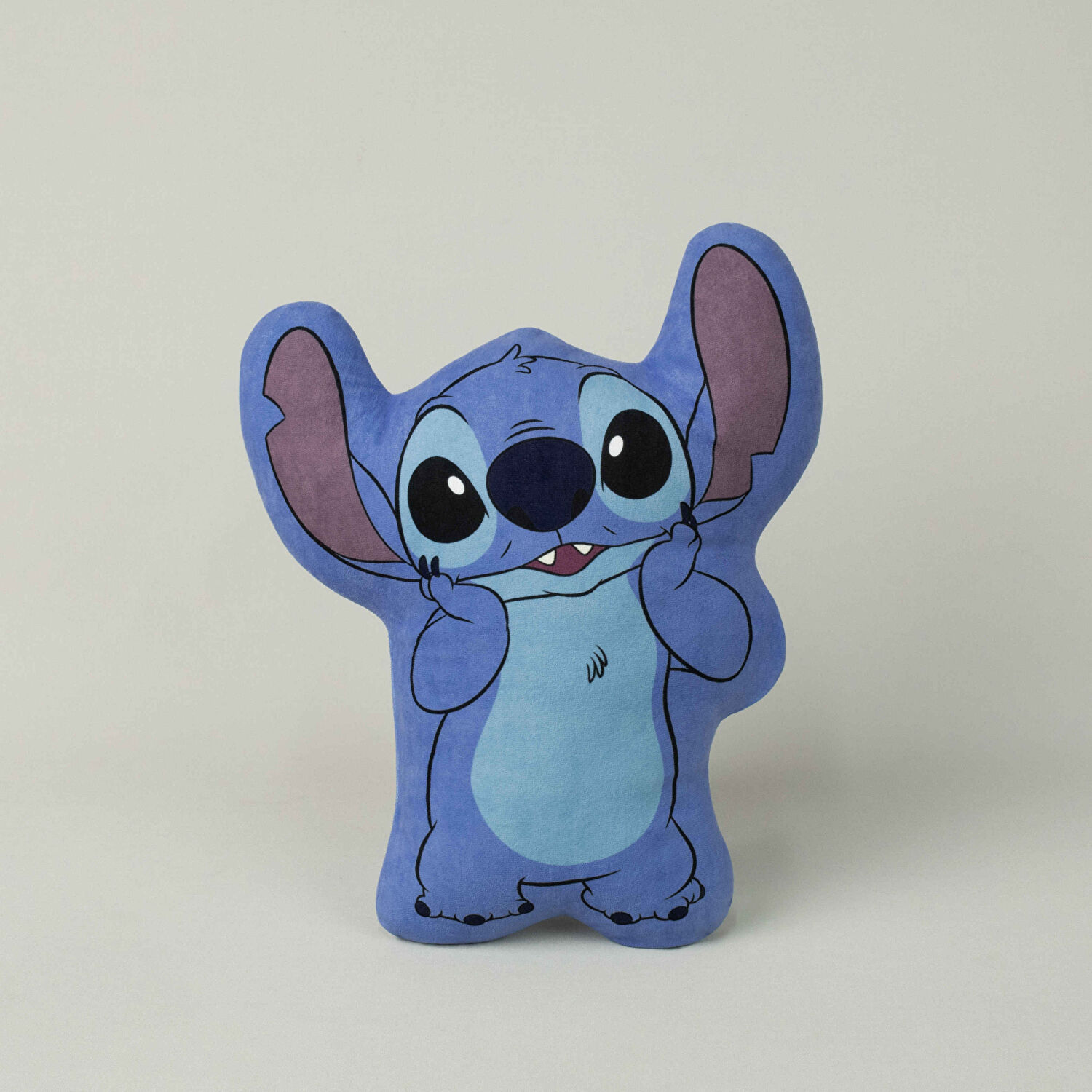 Lisanslı Disney Stitch Smile Polyester Şekilli Kırlent