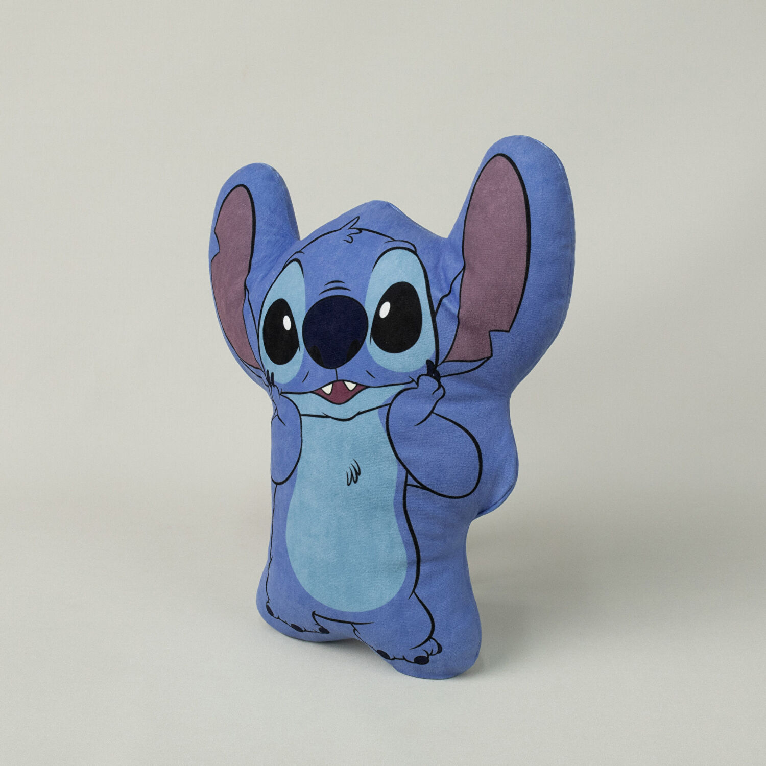 Lisanslı Disney Stitch Smile Polyester Şekilli Kırlent