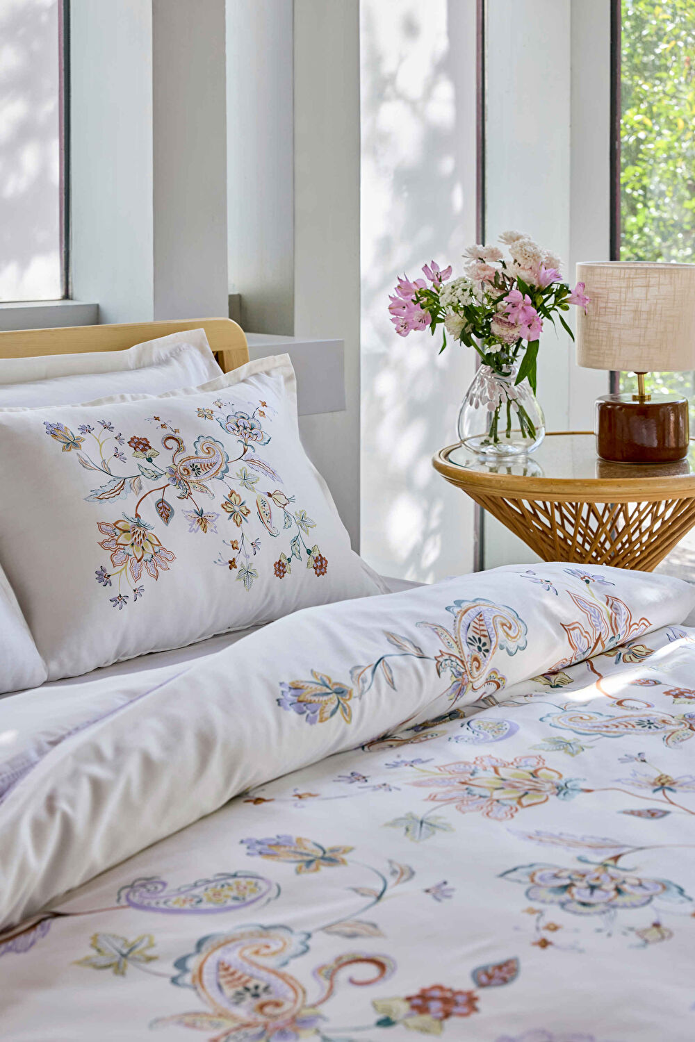 Linens Splashed Vazo 15X15X29 cm Pudra