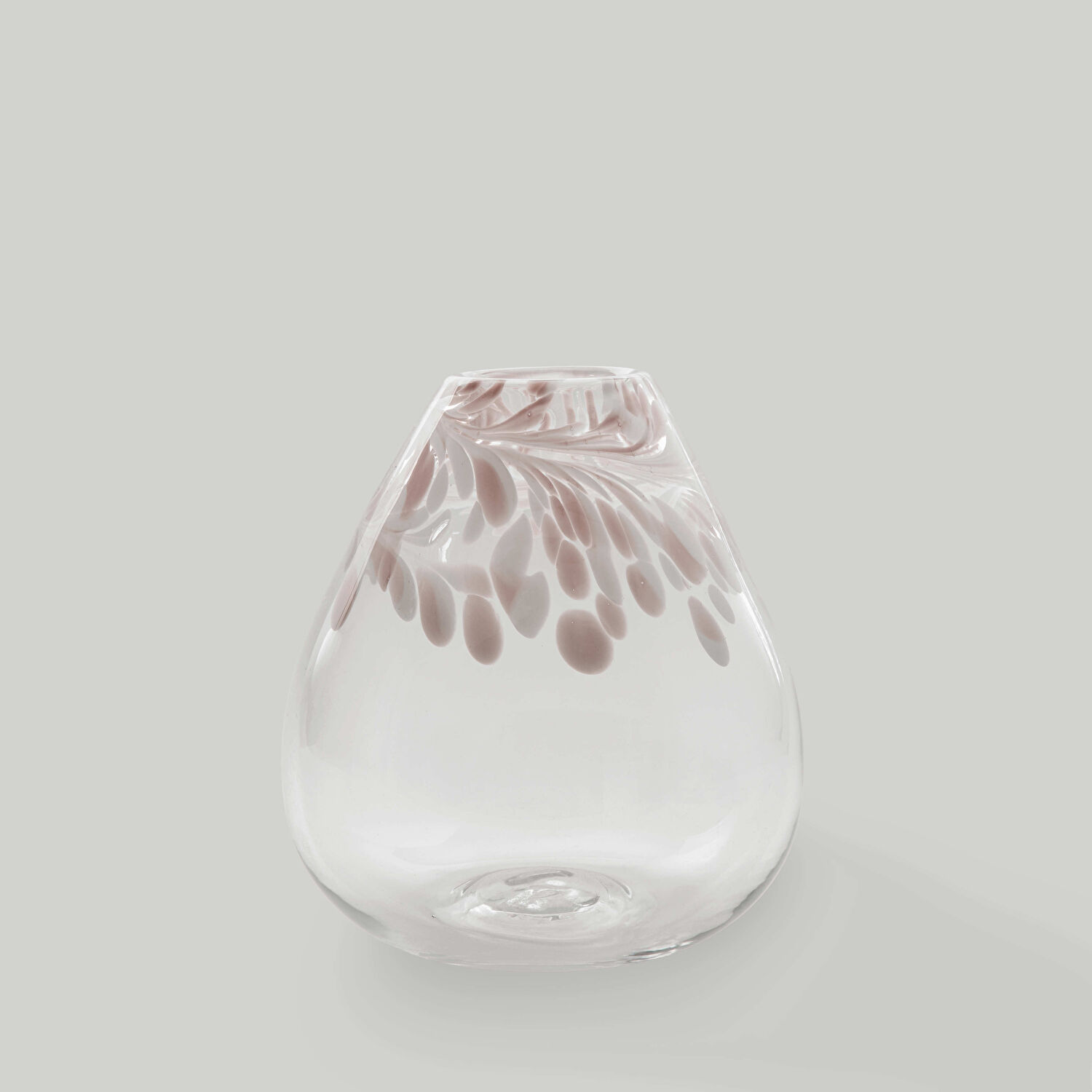 Linens Splashed 17x17x19 cm Vazo Pudra