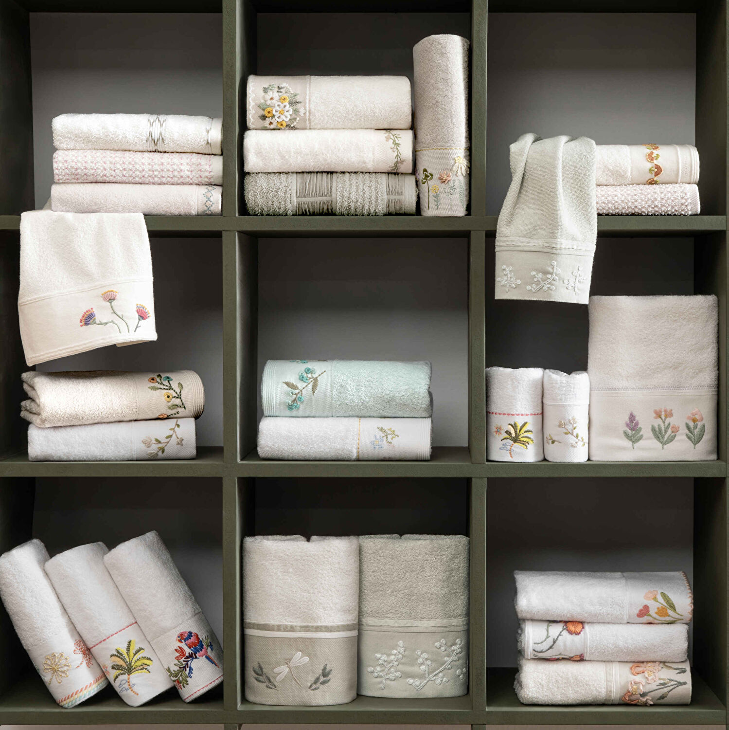 Linens Tera Pamuk 50x85 Cm Yüz Havlusu Taş