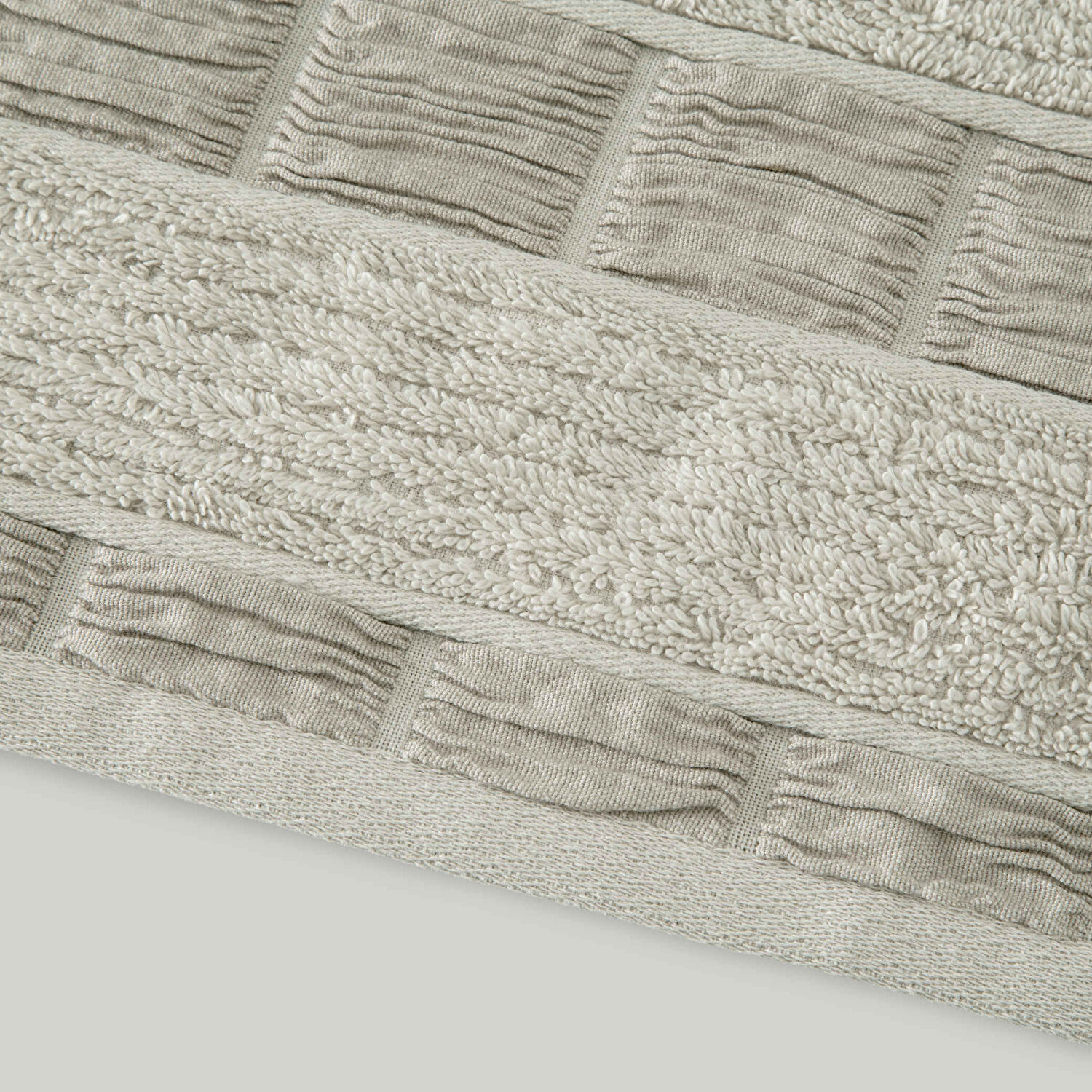 Linens Tera Pamuk 50x85 cm Yüz Havlusu Taş (450 G/M²)