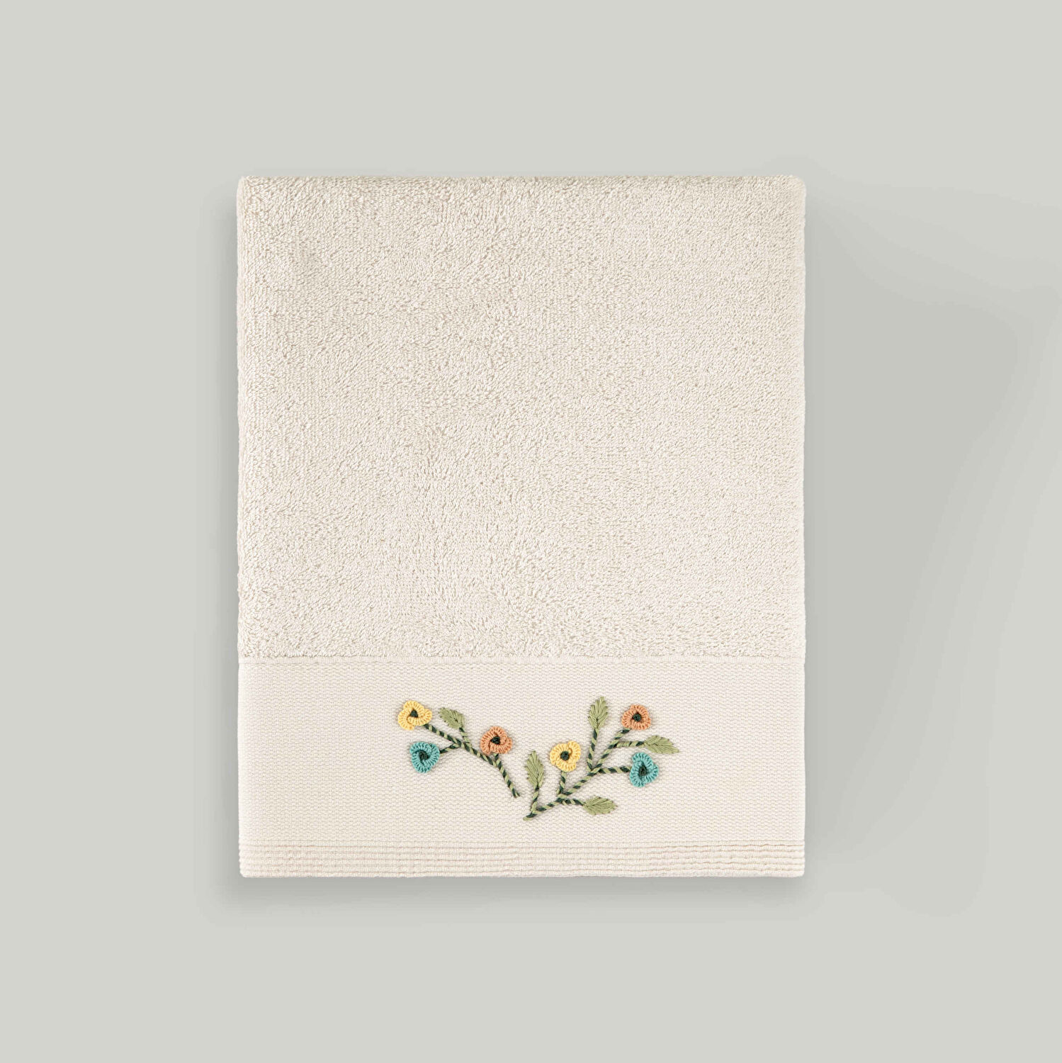 Linens Noa Bambu 50x85 cm Yüz Havlusu Bej (450 G/M²)