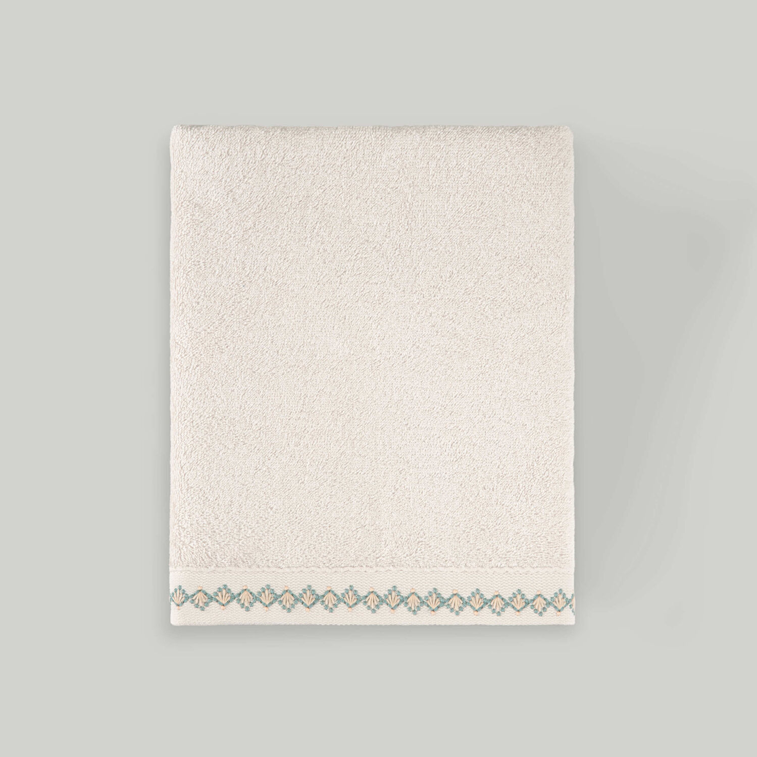 Linens Livia Bambu 50x85 cm Yüz Havlusu Ekru (450 G/M²)