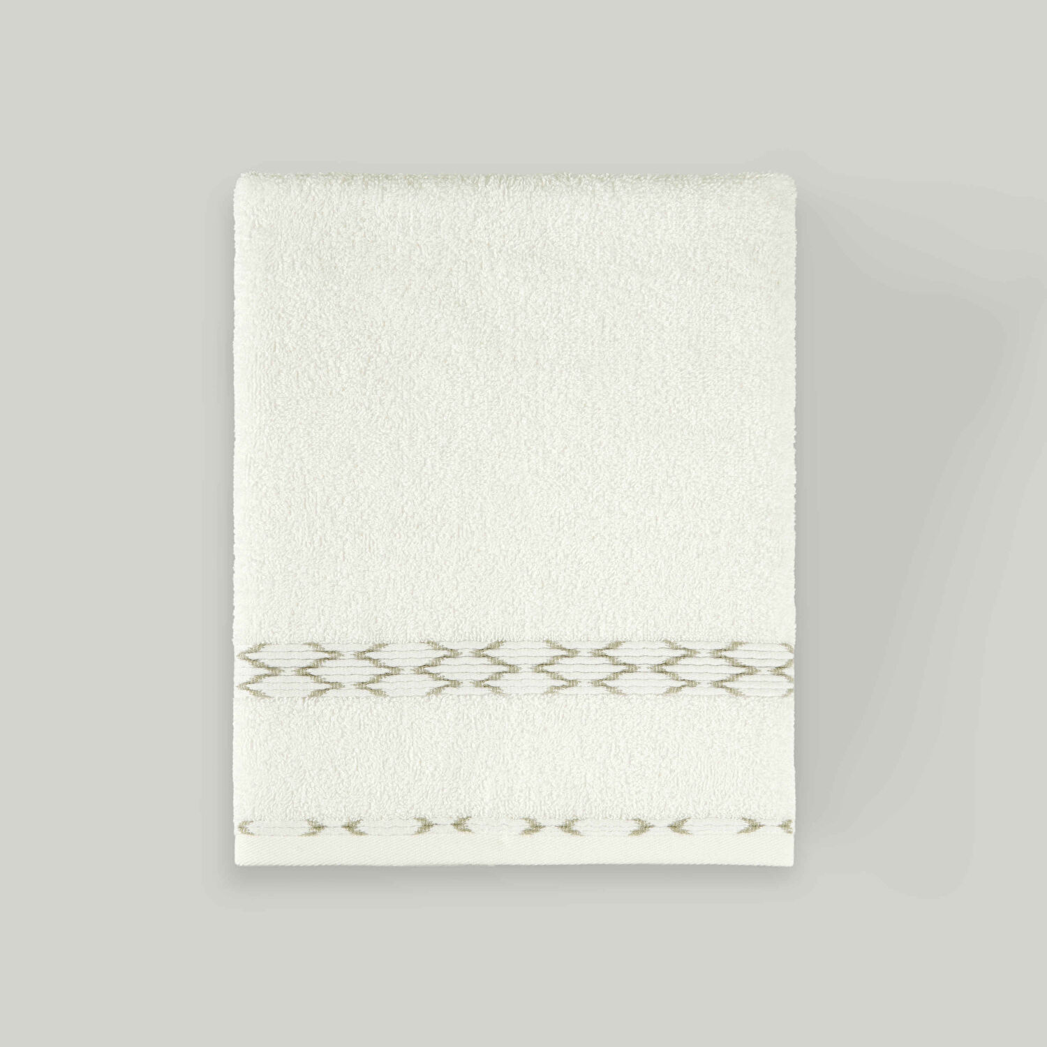 Linens Ziala Pamuk 50x85 cm Yüz Havlusu Ekru (450 G/M²)