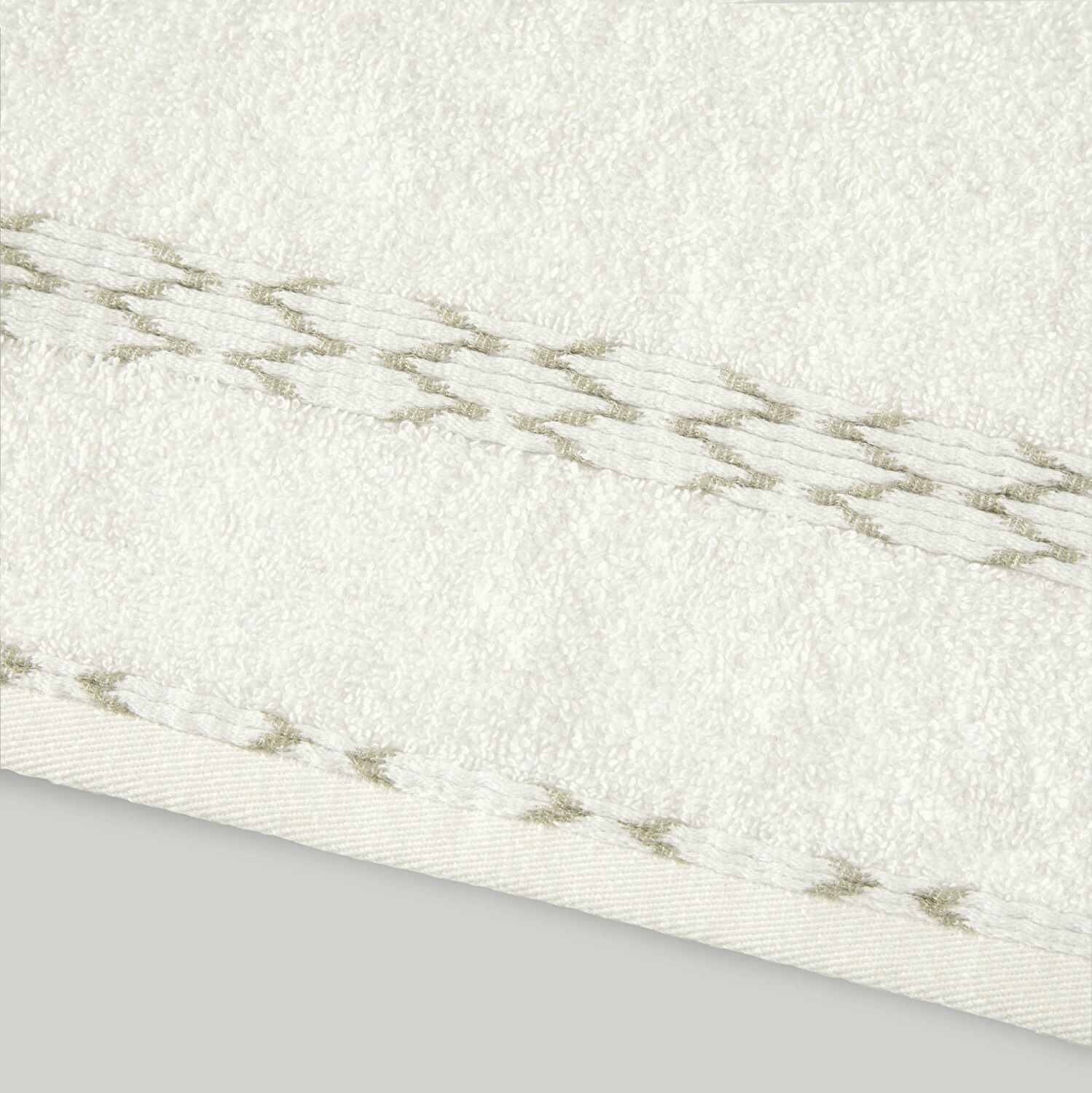 Linens Ziala Pamuk 50x85 cm Yüz Havlusu Ekru (450 G/M²)