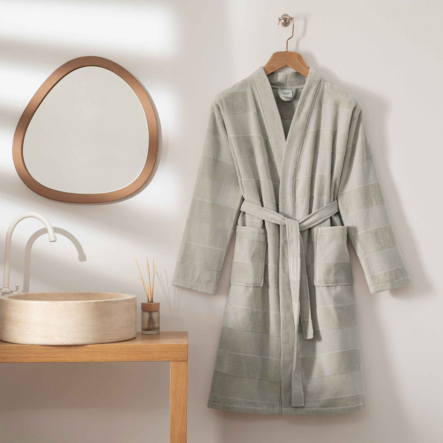 Linens Tressa Pamuk S/M Bornoz Beyaz