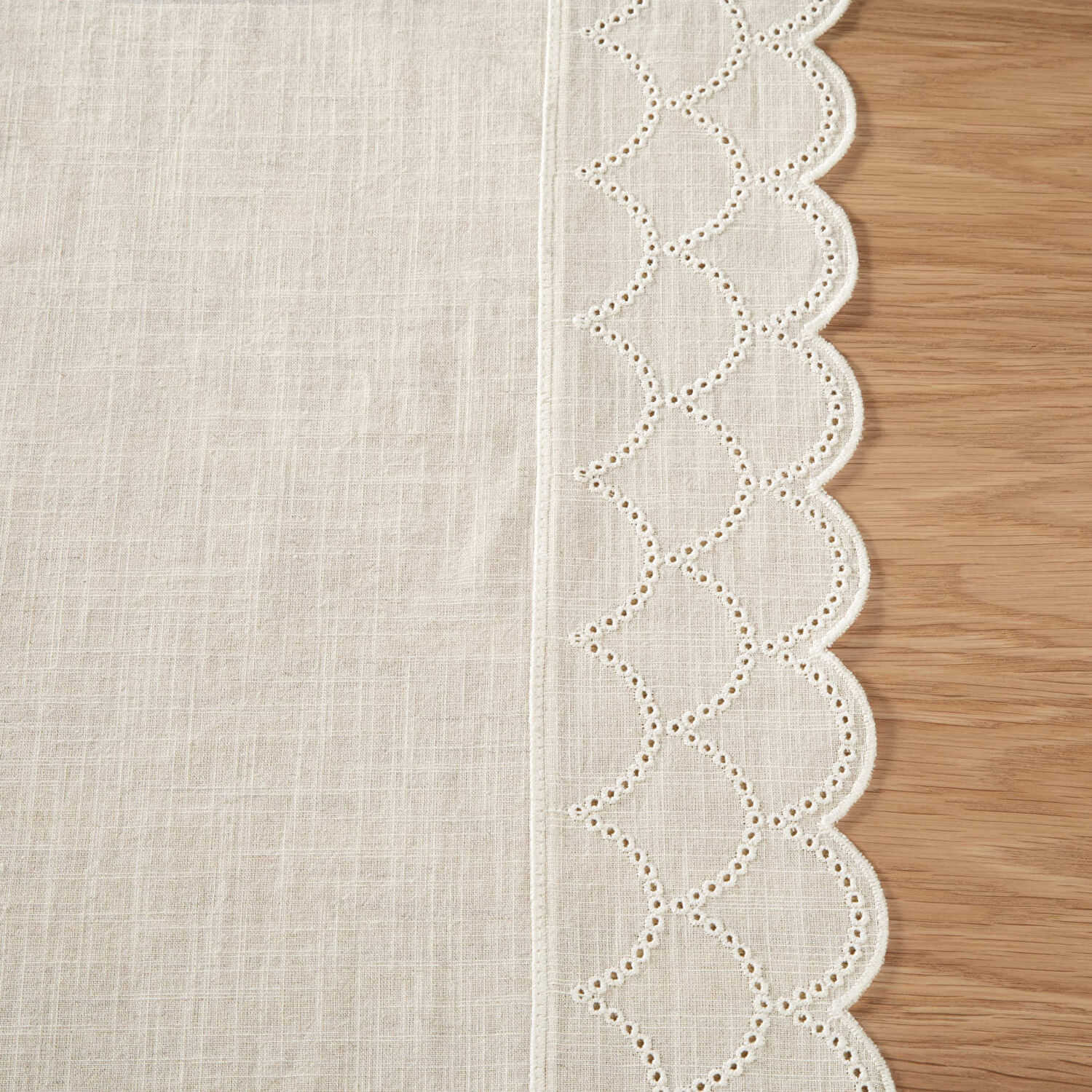 Linens Vivere 150x300 cm Masa Örtüsü Naturel