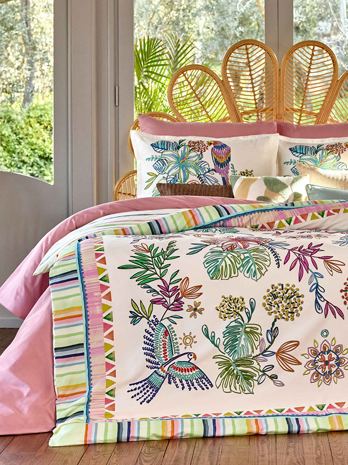 Linens Tropic 40x40 cm Kırlent Kılıfı Renkli