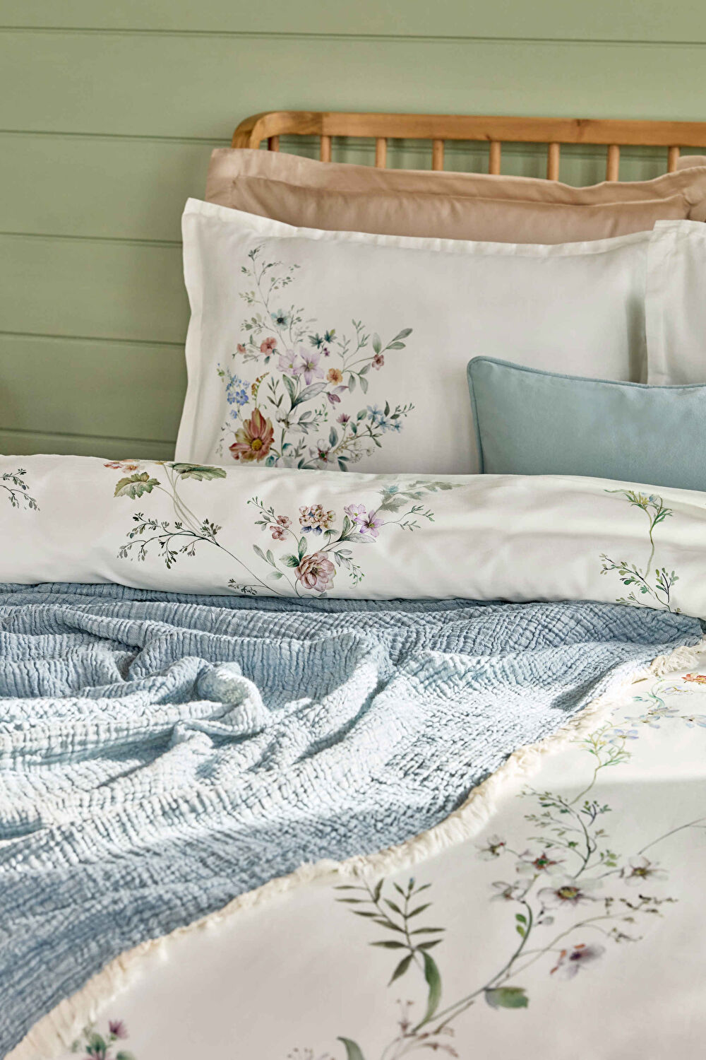 Linens Native 30x50 cm Kırlent Kılıfı Mavi