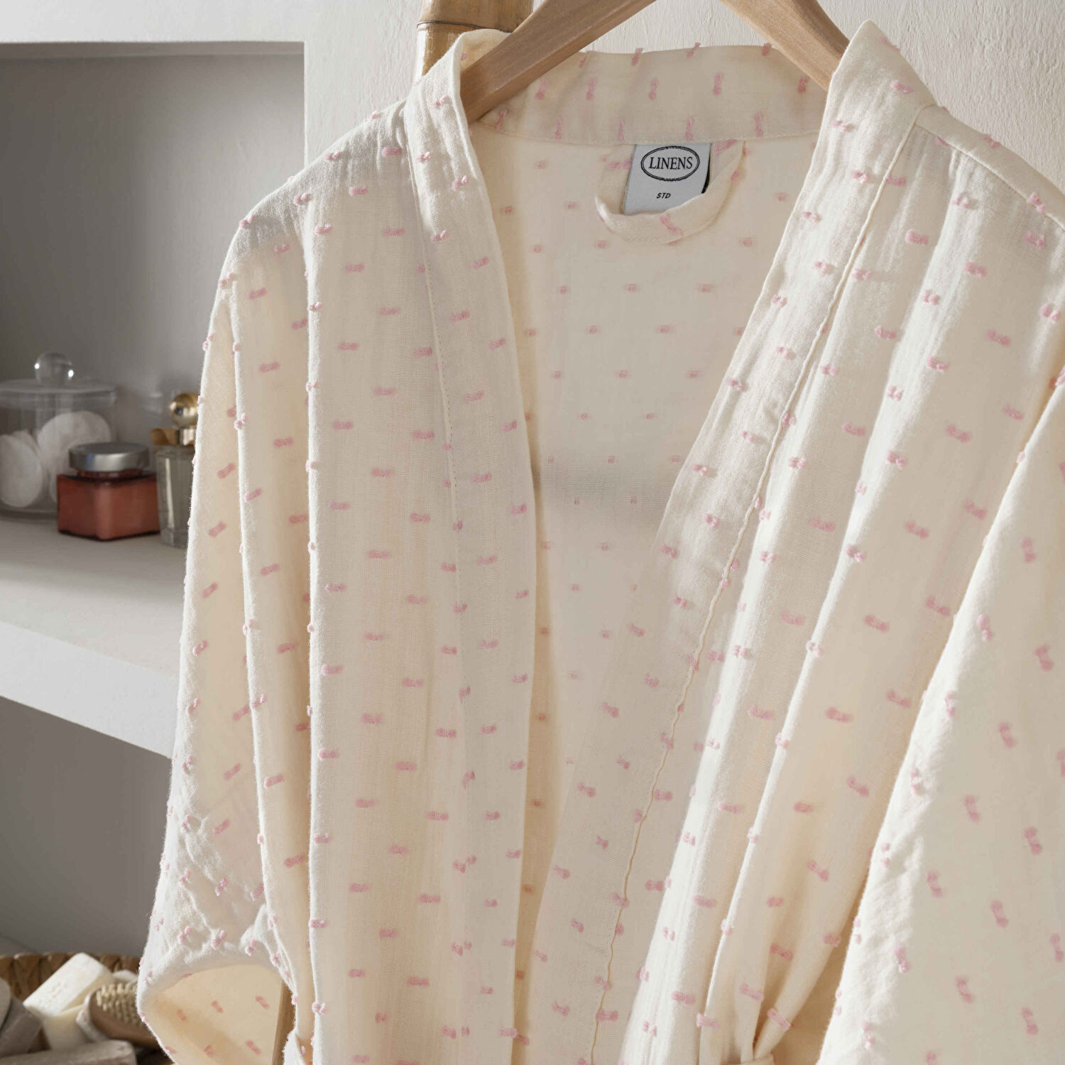Linens Luce Kimono Standart Pembe