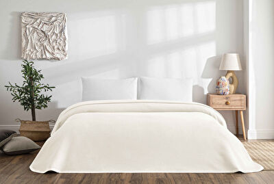 Linens Bsp Tek Kişilik Pike Ekru