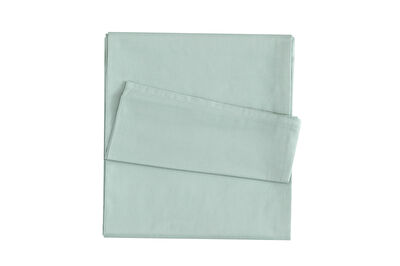 Linens Mix&Match Pamuk Saten Çift Kişilik Çarşaf Yeşil