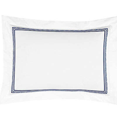 Valeron Atlas Percale Süper King Nevresim Takımı Lacivert