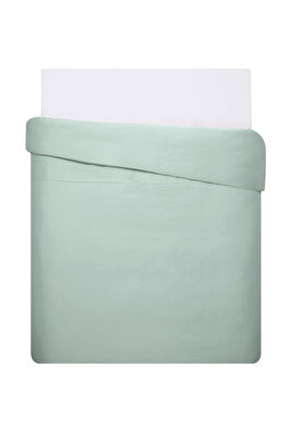 Linens Mix&Match Pamuk Saten Çift Kişilik Nevresim Kılıfı Yeşil