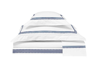 Valeron Atlas Percale King Nevresim Takımı Lacivert