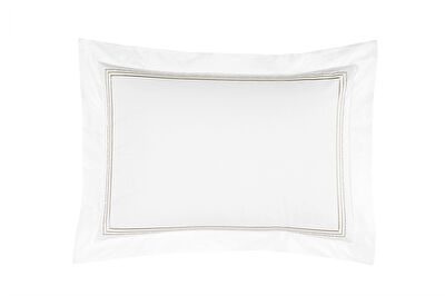 Valeron Atlas Percale King Nevresim Takımı Vizon