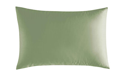Linens Mix&Match Pamuk Saten 2'li Standart Yastık Kılıfı Seti Koyu Yeşil