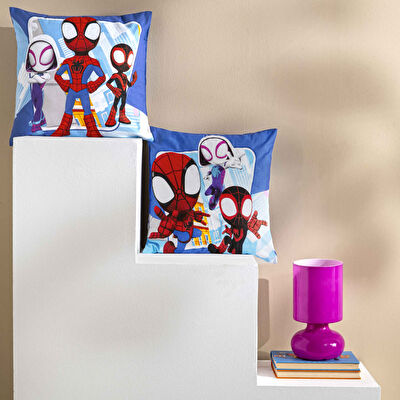 Lisanslı DH Spidey and Friends Pamuk 40x40 Kırlent