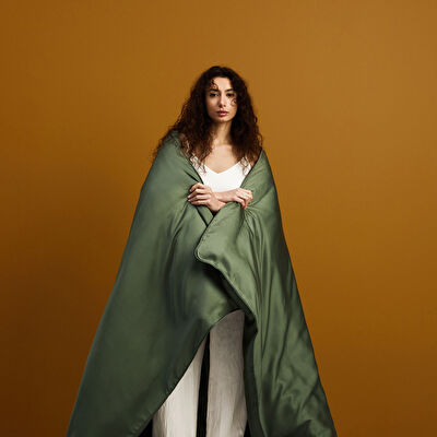 Linens X TENCEL™ Lyocell Tek Kişilik Nevresim Kılıfı Yeşil