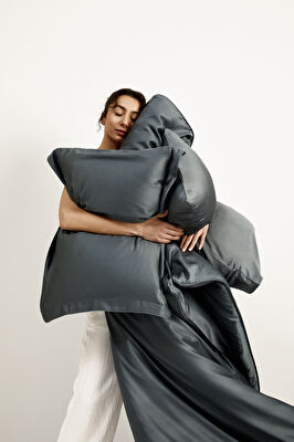 Linens Tencel King Nevresim Antrasit
