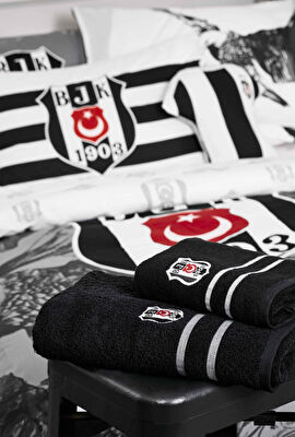 Taç Lisanslı Beşiktaş Kartal Tek Kişilik Pamuk Nevresim Takımı
