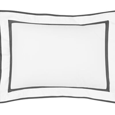 Valeron La Reve Saten Çift Kişilik Nevresim Takımı Antrasit