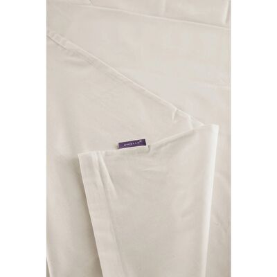 Brielle Tek Kişilik Ranforce Nevresim Seti Ekru