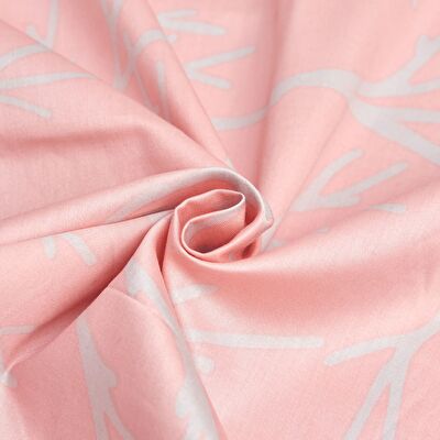 Brielle Queen Size Saten Nevresim Seti Pembe