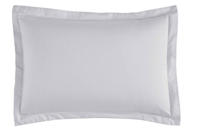 Linens Mix&Match Pamuk Saten 2'li Volanlı Yastık Kılıfı Seti Gri