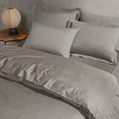 Linens Mix&Match Pamuk Saten King Size Çarşaf Vizon