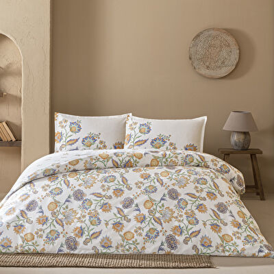 Linens Allday Tresca Pamuk Saten Tek Kişilik Nevresim Takımı Turuncu