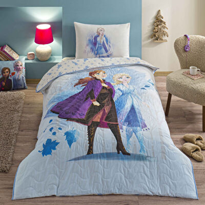 Taç Lisanslı Disney Frozen Sisters Tek Kişilik Pamuk Complete Set