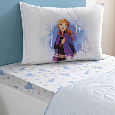Taç Lisanslı Disney Frozen Sisters Tek Kişilik Pamuk Complete Set