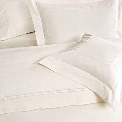 Valeron Amelia Saten King Nevresim Takımı Bej