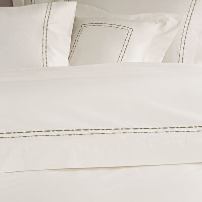 Valeron Valois Jakar Çift Kişilik Nevresim Takımı Haki