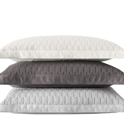 Valeron Cole Çift Kişilik Yatak Örtüsü Seti Antrasit