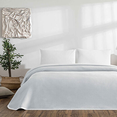 Linens Bsp Tek Kişilik Pike Açık Gri