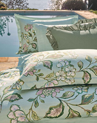 Linens Bsp Çİft Kişilik Yatak Örtüsü Seti Yeşil