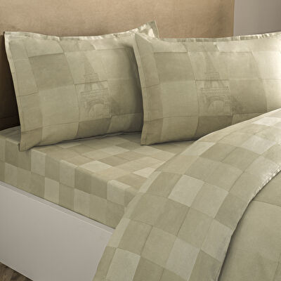 Linens Allday Pierre 220 Tc Pamuk Saten Çift Kişilik Nevresim Takımı