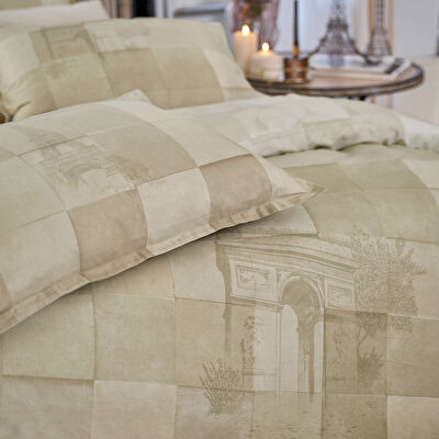 Linens Allday Pierre 220 Tc Pamuk Saten Çift Kişilik Nevresim Takımı